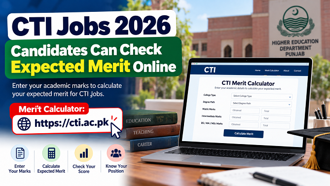 CTI Jobs 2026: Candidates Can Check Expected Merit Online